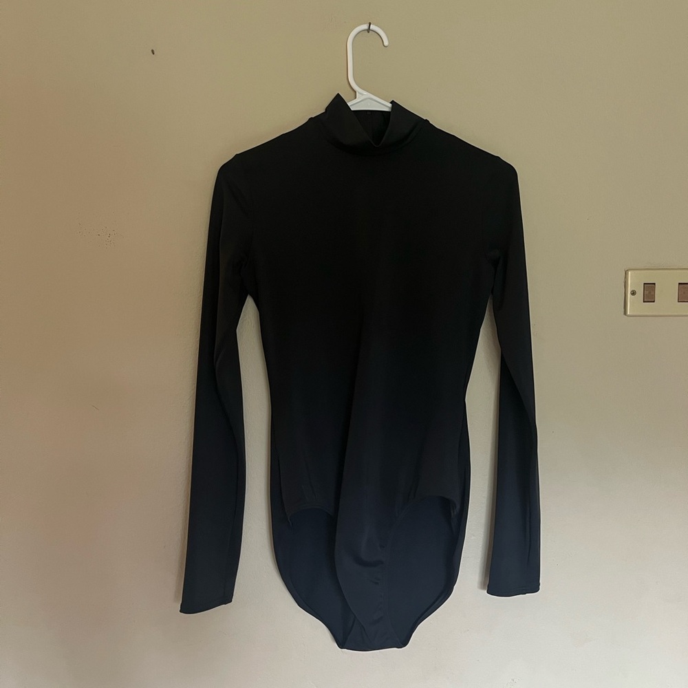 Weissman Longsleeve Mock Neck Leotard